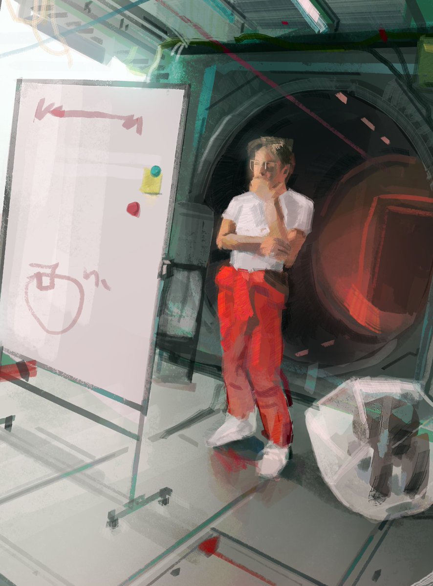 Ervinzer29's tweet photo. #projecthailmary rough painting for fun https://t.co/GyraTMxF9N
