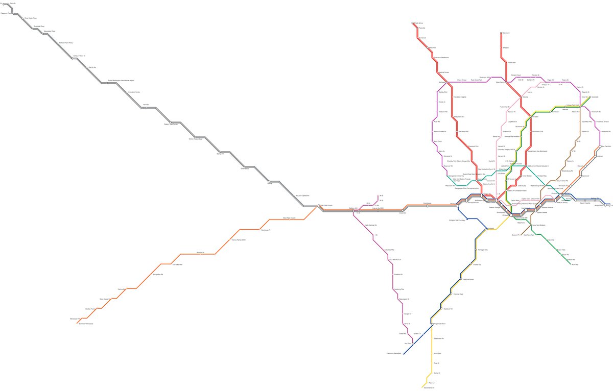 kevinamezaga's tweet photo. A profitable Washington Metro system with 1.6M daily riders built on Subway Builder https://t.co/DgPhn0g4MU