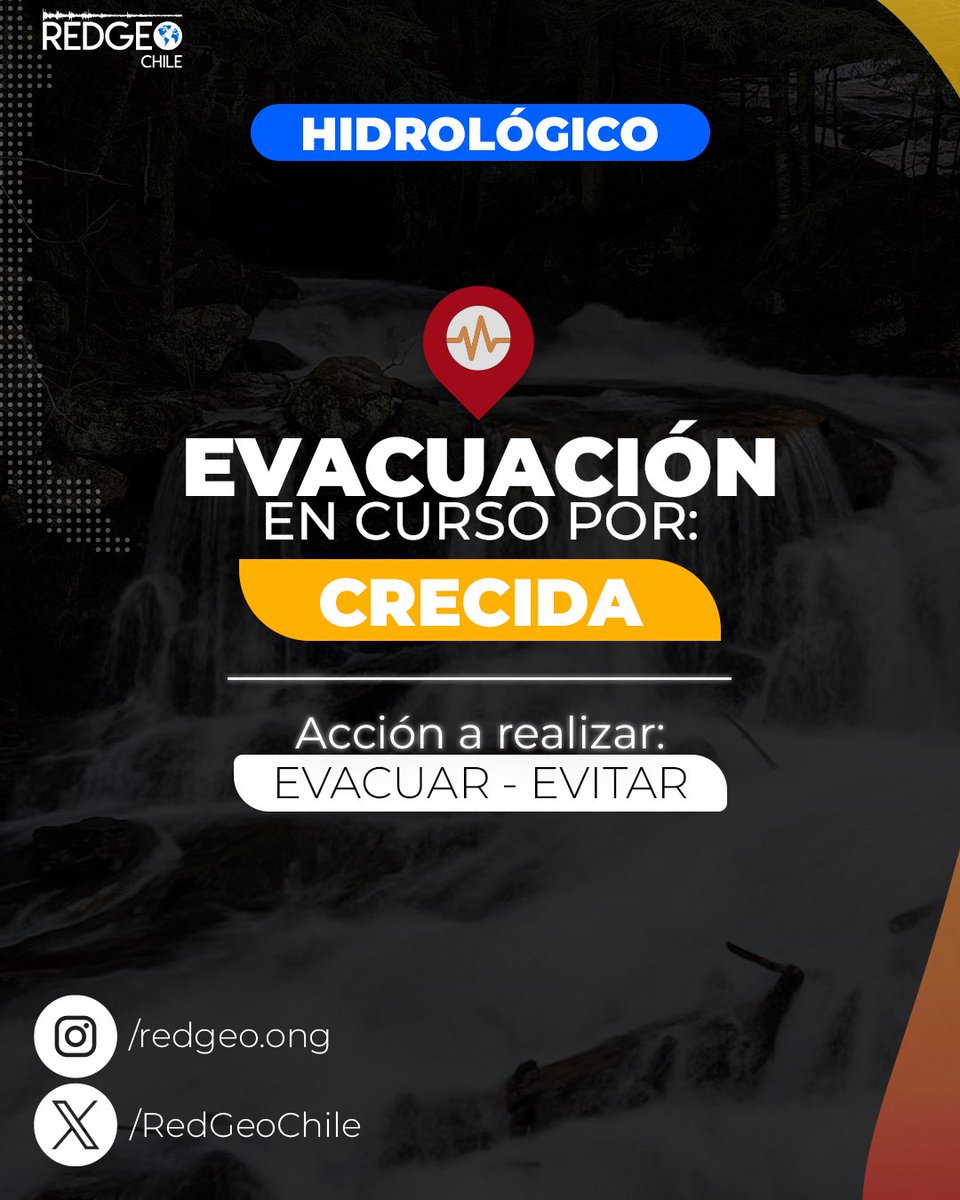 RedGeoChile's tweet photo. AHORA ⚠️ | Por alerta de crecidas 🌊, se solicita evitar las riberas de ríos, esteros y quebradas en la comuna de La Serena, y la ribera del río Guatulame en las comunas de Combarbalá y Monte Patria, Región de Coquimbo.

📲 #SENAPRED activó mensajería SAE.

ℹ️ Mantente informado a través de los canales oficiales y sigue las indicaciones de la autoridad y de los equipos de respuesta.