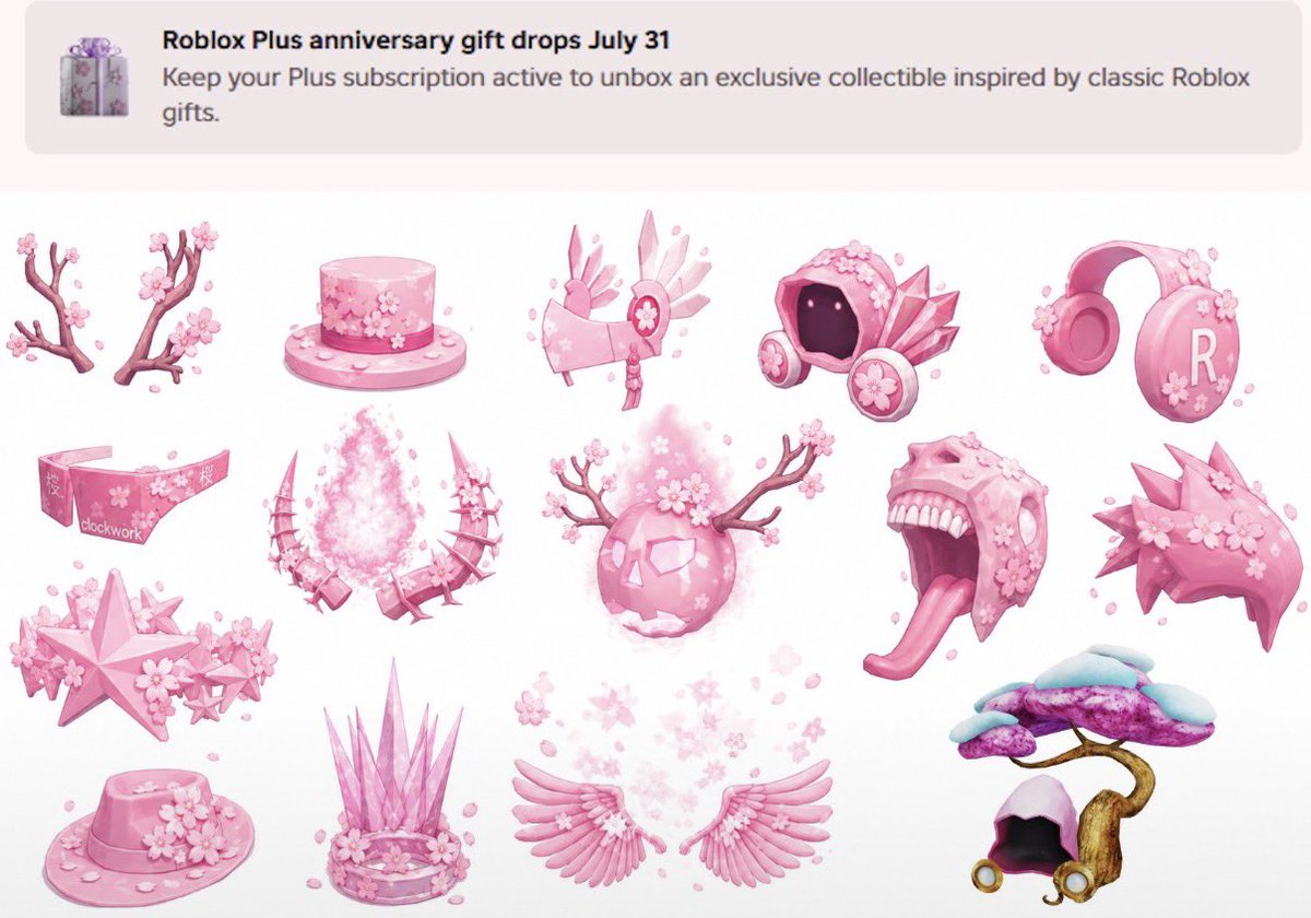 Spidykan's tweet photo. Today is the day Roblox will give the Roblox Plus Gifts and these are the rewards you might get! https://t.co/kYAqBm551K