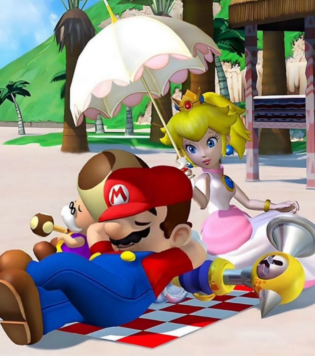 CartoonsOTMoon's tweet photo. Nintendo ha recreado el icónico arte de Super Mario Sunshine, ahora en 2D. https://t.co/Dnx9n0JYxm