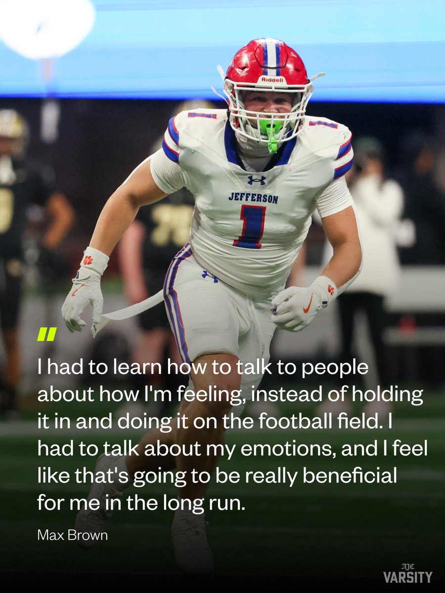 ajcvarsity's tweet photo. We caught up with @maxbrown4_ on his comeback season, new ways to manage his mental health, and what he's chasing this fall. Full story: https://t.co/odWOZILEtr https://t.co/Qm5fmJyAo3
