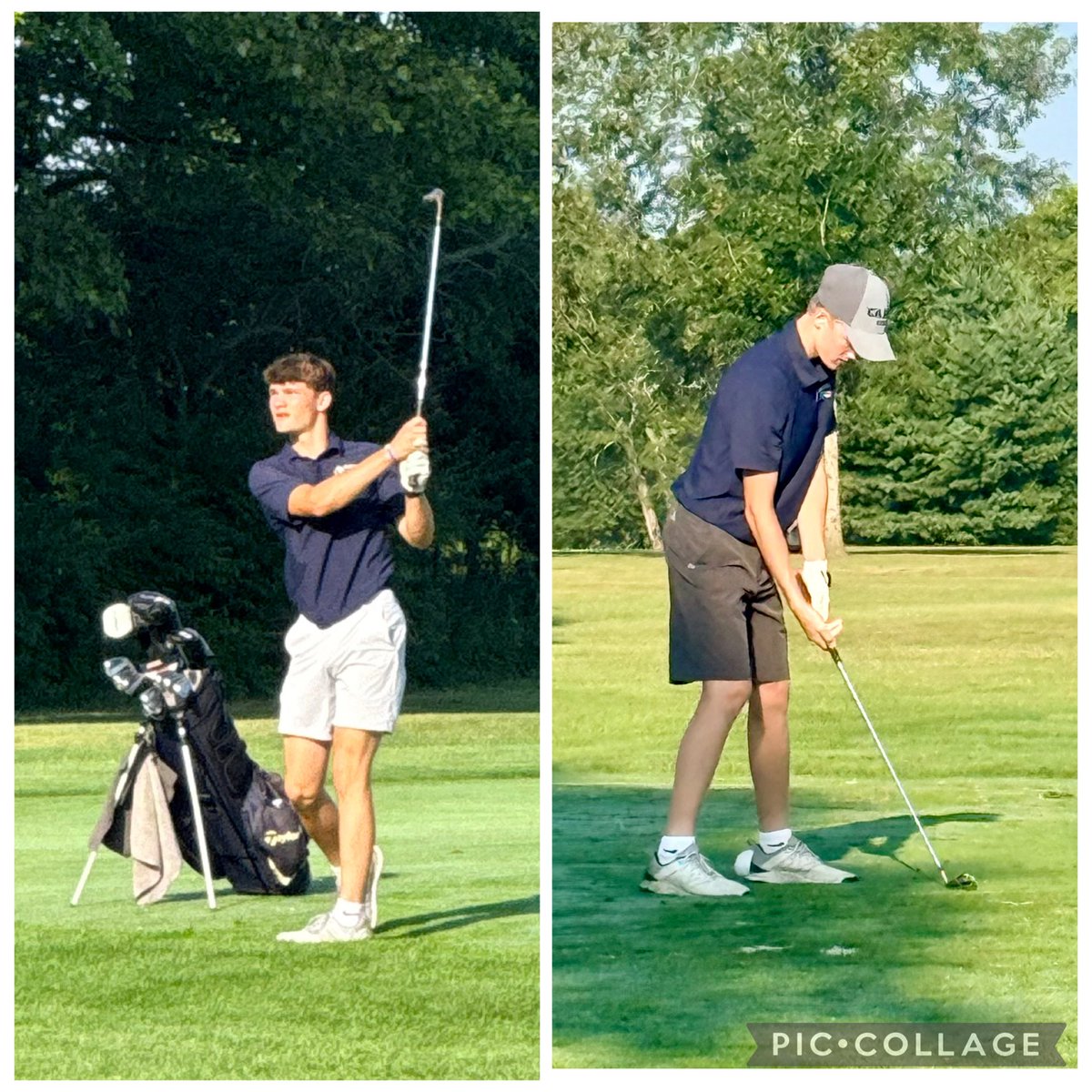 CareyGolf's tweet photo. Carey Varsity golfed at Louden Meadows in the Chieftain Invite today. Carey placed 5th of 12 teams with a score of 356. Calvert won with 326. 

 ⛳ Porter McLaughlin 87
 ⛳ Oliver Brooks 88
 ⛳ Dalton Roberts 89
 ⛳ Bentley Andersen 92 
 ⛳ Jordan Hertel 95 https://t.co/MbKlADfuCA