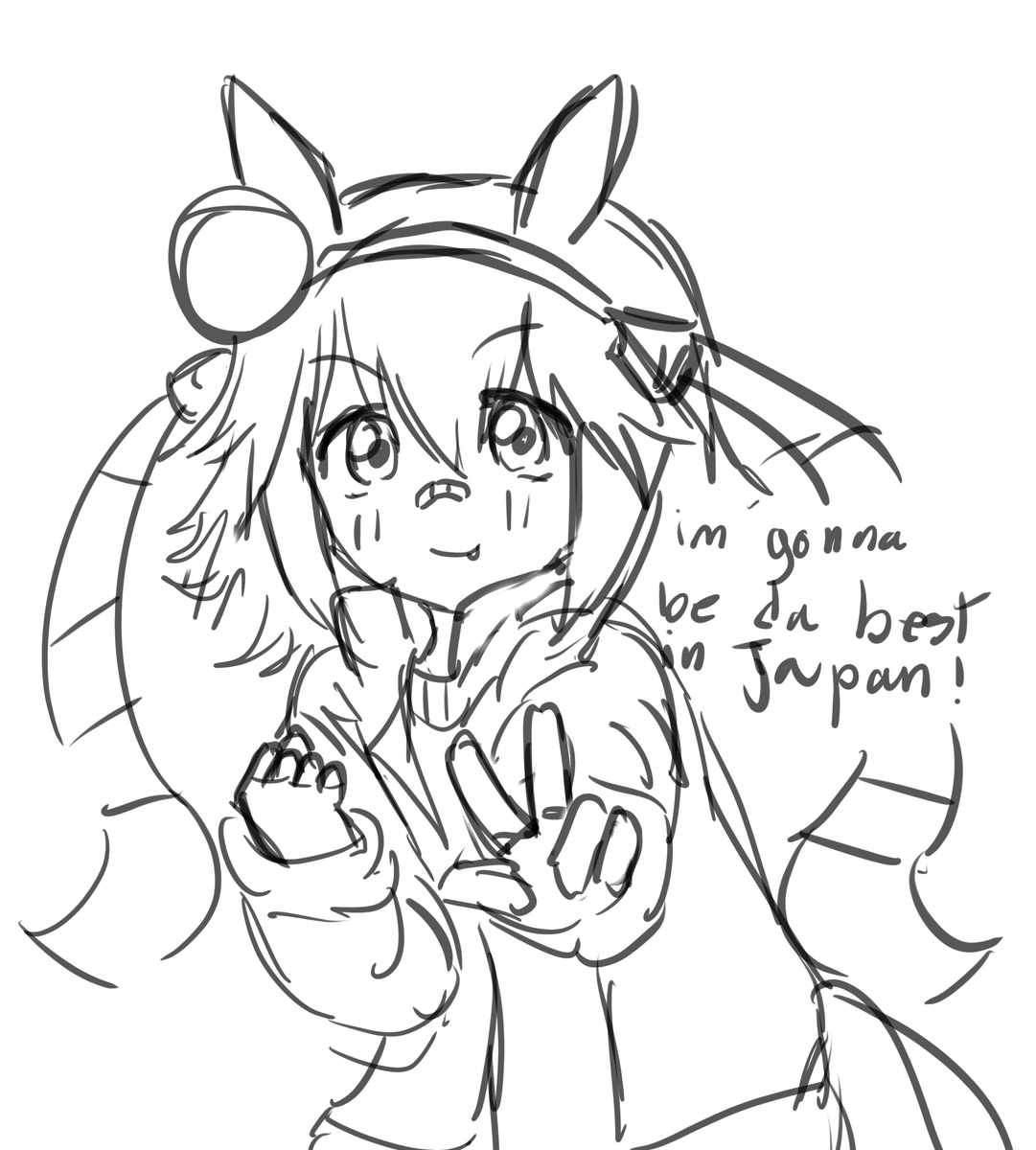 Zazaiiiz's tweet photo. baby tama that literally took like 3 minutes

#tamamocross #umamusume #cinderellagray https://t.co/6RDEBaNSjO