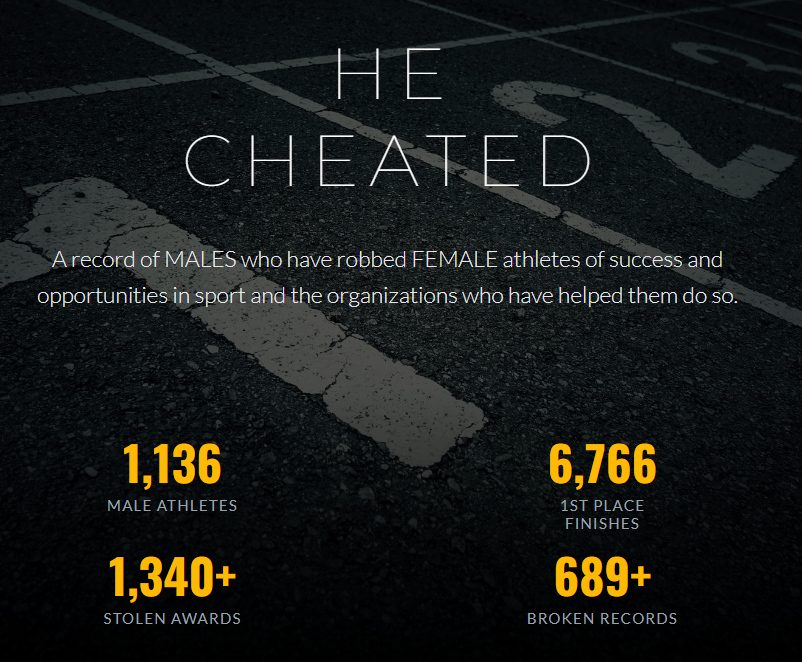 hecheateddotorg's tweet photo. https://t.co/9dckqWqY6c is not just an X account. I operate a website that tracks male participation in sport for women and girls. 

This was necessary because neither athletic organizations or legislative bodies had made any attempt to do so, and for years, we have been largely left in the dark on the scale of this issue.

That ignorance has allowed unfair policies to be written and outright lies to be spread unchecked.

Yes, the site tracks ALL sports that are sex affected. Even in darts and pool, sex differences show advantages for males. If there is male advantage, even if it's a tiny sliver of one, it's on the site.

Yes, the site tracks ALL levels of sport. All female athletes deserve fairness. The largest number of athletes participate at the amateur and youth level. Their wellbeing and their accomplishments matter too.

Yes, the site tracks ALL competition sizes. Even if it's a small, local race, the women there deserve the same respect and opportunity males have to succeed. These "fun" events are only fun when they are fair. Losing unfairly is not fun.

Yes, the site tracks ALL males. That includes males with DSDs who have been mistakenly "assigned female at birth." All males have an advantage over female athletes, even if they have believed themselves to be female for a number of years.

Yes, the site tracks ALL years. Males have been in women's sports since the 1920s. The more comprehensive the database, the larger picture we get on male advantage and the impact even one male can have. The majority of results, however, are from the past 10 years.

Yes, the site tracks ALL countries. Every woman on earth deserves fairness in sport. Many athletes compete across borders in international competition. Athletes immigrate to other countries.  The majority of results, however, have been found in English-speaking countries, especially the United States.

Yes, all results are linked to a source where they can be independently verified.

Yes, all athletes are verified as male. Many can be independently confirmed with a simple Google search. If you have further questions, contact the site, as I do not link more personal family info in public posts.

If you know of any athletes not on the site or see any mistakes that need correcting, please let me know. 

Knowledge is power. Arm yourself with it.
