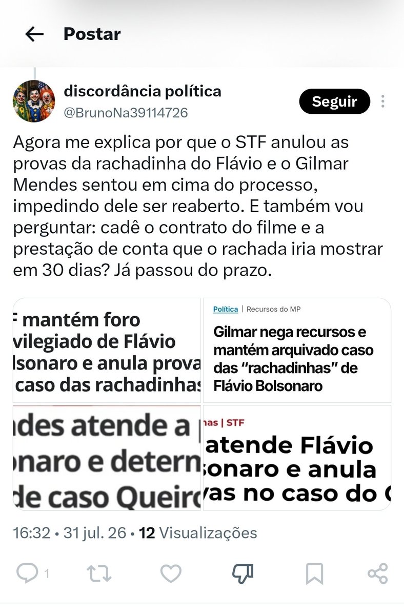 FBrazilio's tweet photo. @Peligro41678343 @BrunoNa39114726 @brunomassay0 Bloqueou mesmo...essa gurizada do cogumelo são mto fraquinhos.... https://t.co/WH61XL1xp6