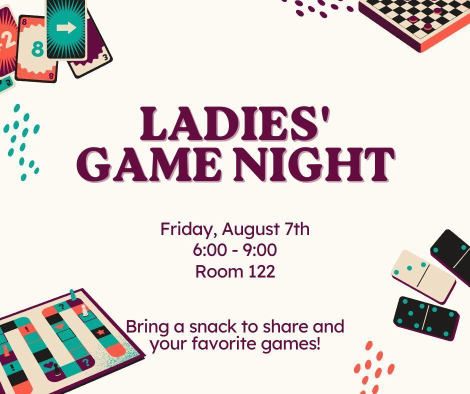 oakpark_jeff's tweet photo. Ladies, join us for a fun night of games and building relationships. Bring a snack and your favorite game to share. https://t.co/MRGqcEhitk