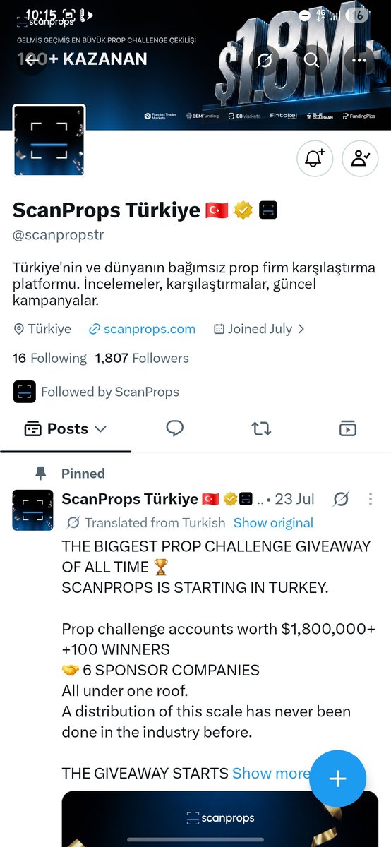 Gabriel_5250's tweet photo. @scanpropstr @FTMarketslive @scanprops Done https://t.co/JHf7psiGR0