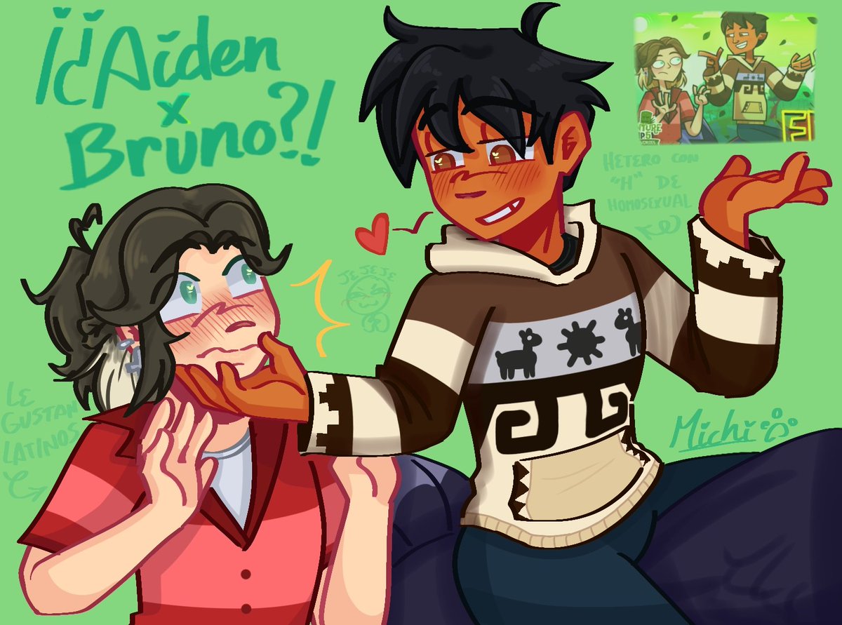 MichiShiper__'s tweet photo. Que los shipeemos dicen 🗣️❗ /jk
No me resistí y los dibuje JAKSJ 

#disventurecamp #FansVsFavorites https://t.co/ayIzGfAG8R