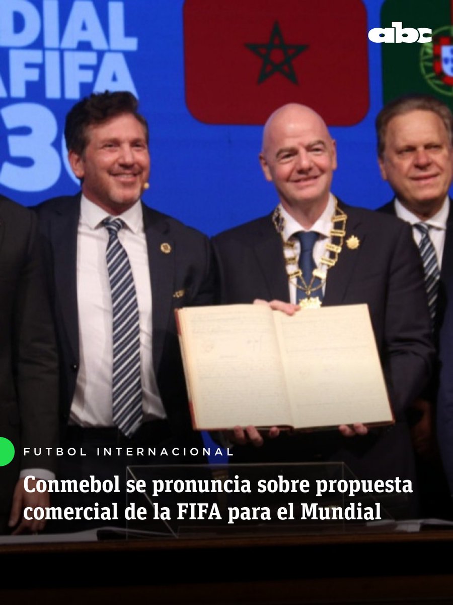 ABCDeportes's tweet photo. EL COMUNICADO DE LA CONMEBOL

➡️La Conmebol emitió un comunicado sobre la propuesta de la FIFA y señaló que solicitaron información extra sobre distintos aspectos relativos al alcance, la estructura, la gobernanza y los posibles efectos del proyecto FFE.

✍️"Entendemos que el desarrollo del fútbol requiere decisiones de carácter comercial y financiero. Sin embargo, dichas decisiones deben estar siempre al servicio del fútbol y nunca por encima de su esencia", detalló.

#ABCDeportes #ElJuegoQueSentimos #730AM