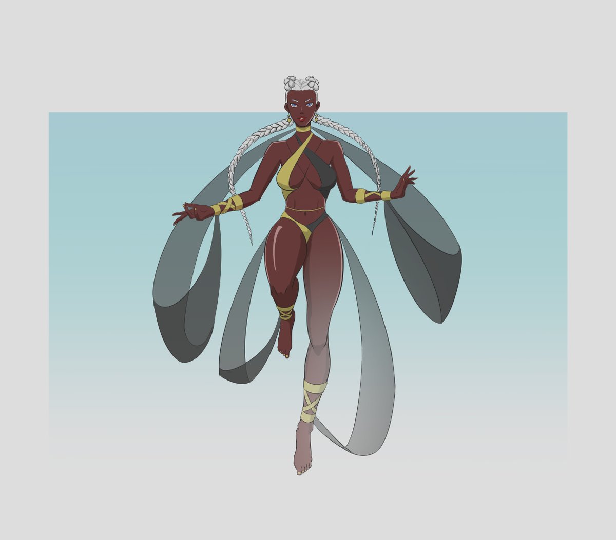 InfernalStyg's tweet photo. my take on Storm's summer skin https://t.co/pqrnIZ1i3s