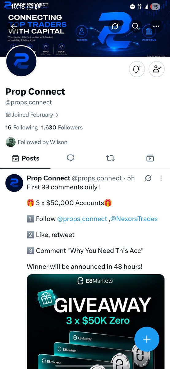Gabriel_5250's tweet photo. @props_connect @NexoraTrades I need an E8 Markets account to prove my trading skills without risking my personal capital. It would be a huge step forward in my trading journey, giving me the opportunity to scale my strategy and work toward consistent results. https://t.co/1zs1MKsjrj