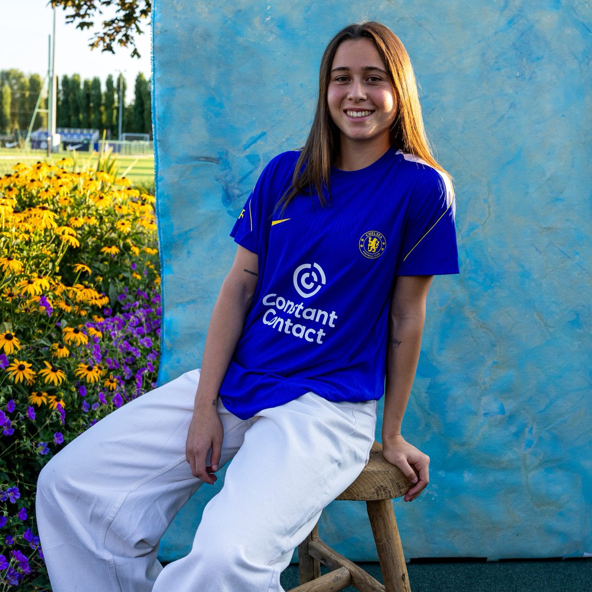 ChelseaFCW's tweet photo. "I'm ready to show why Chelsea wanted me." 🥶

Read Giulia Dragoni's first interview as a Chelsea player. 🎙️