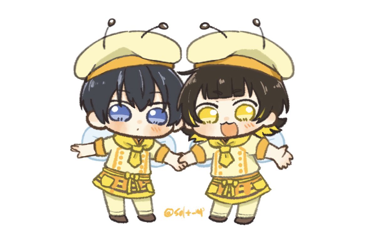 🐝🌱花梨。@世廻一「あ4」 tweet media