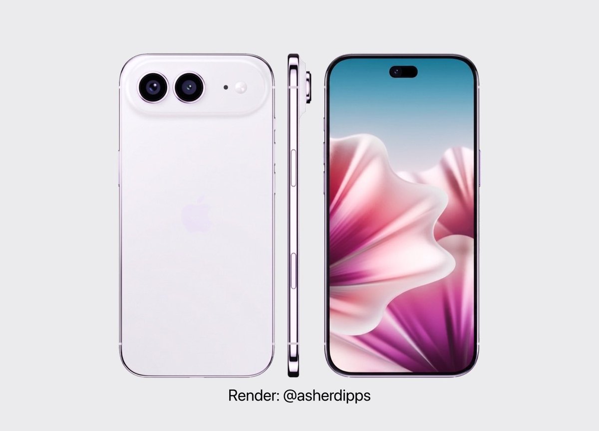 theapplecycle's tweet photo. Apple's second-generation iPhone Air is expected to launch in Q1 2027 with five key hardware upgrades!

It is expected to retain its 6.5” display and 12GB RAM, launching alongside the iPhone 18 and iPhone 18e

Source: Jeff Pu https://t.co/oHTYj6NgMY