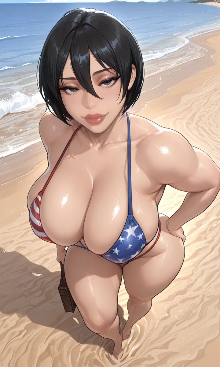 Vendetta_ai's tweet photo. Mikasa 🤍💦 https://t.co/CA8PhMsTl5