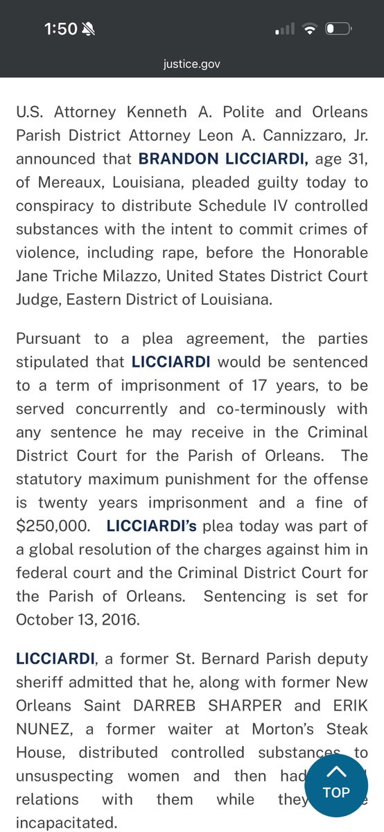 shereaps's tweet photo. Just found out that a convicted rapist who admitted to drugging women is now working at lafitte’s blacksmith bar on bourbon.  Be careful out there, yall. https://t.co/Oszhcfb6Ar