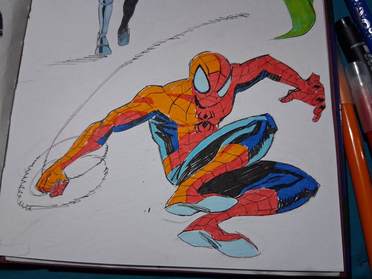 DrwSnt's tweet photo. more spidey! https://t.co/jim2AJhAU7