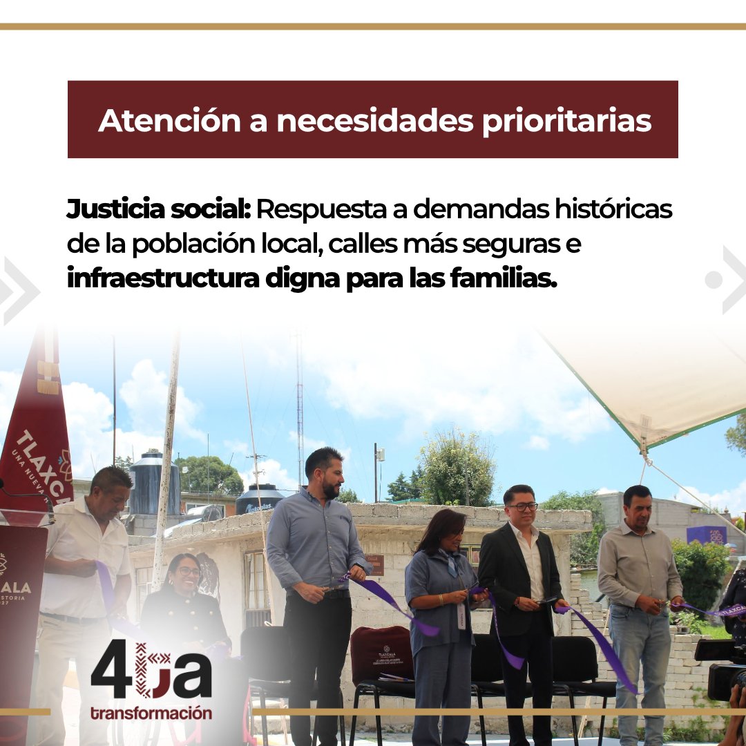 4taTransforma's tweet photo. ¡RESULTADOS QUE TRANSFORMAN TLAXCALA! 🇲🇽🏗️❤️ La gobernadora Lorena Cuéllar encabezó la entrega de importantes obras de infraestructura hidráulica, vialidades y adocenamiento en Xaltocan y Muñoz de Domingo Arenas.

Con manejo transparente del presupuesto y sin pedir prestado, el Gobierno de Tlaxcala sigue llevando agua potable, calles dignas y bienestar a las comunidades que durante años estuvieron en el olvido. 🌱✨ ¡Porque la verdadera transformación se demuestra con hechos, obras públicas y justicia social a ras de suelo! 🦅🙌

¡Por un Tlaxcala próspero, justo y con desarrollo para todas y todos! 📈🏠

📲 ¡Apoya compartiendo este post y dejando tu mensaje de apoyo abajo en los comentarios! 👇

#La4taTransformación #Tlaxcala #LorenaCuéllar #ObraPública #JusticiaSocial #HumanismoMexicano #Infraestructura