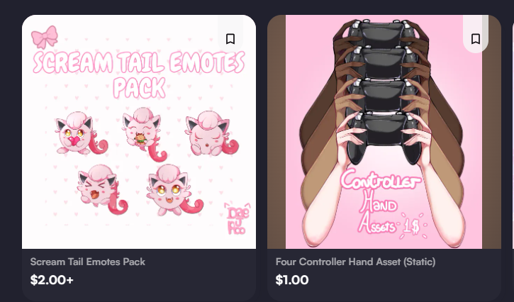 Daejroo_art's tweet photo. ScreamTail emote pack and Hand Controller asset available at my Vgen :)💚
#art #Vgen #assets #emotes #digitalart https://t.co/j2rGrvNmVE