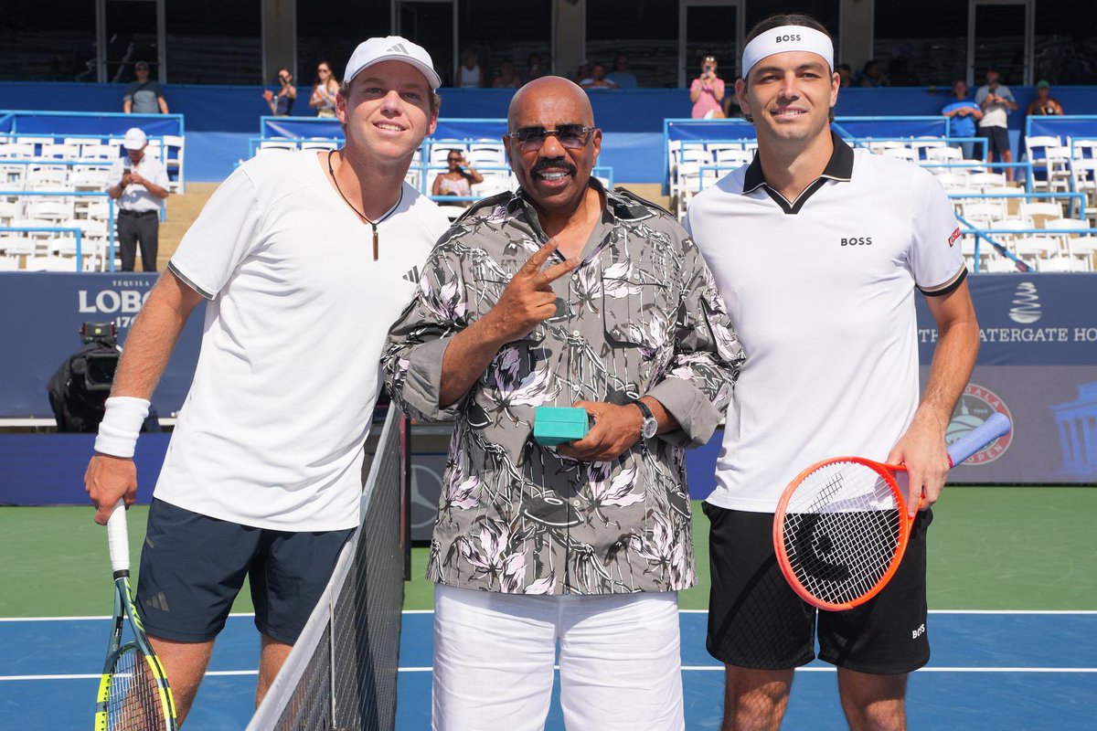 mubadaladcopen's tweet photo. 🇺🇸 Michelsen vs Fritz 🇺🇸

Family Feud Edition 😉

@IAmSteveHarvey #MubadalaDCOpen https://t.co/KChvgx2wRV