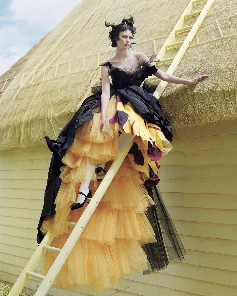 ideaIpop's tweet photo. may the ladies pull out their best Galliano pieces next year! (Karlie Kloss by Tim Walker W Mag Oct 2010 / Kim Noorda at Dior Haute Couture Fall 2010) https://t.co/tMbVchvhpw