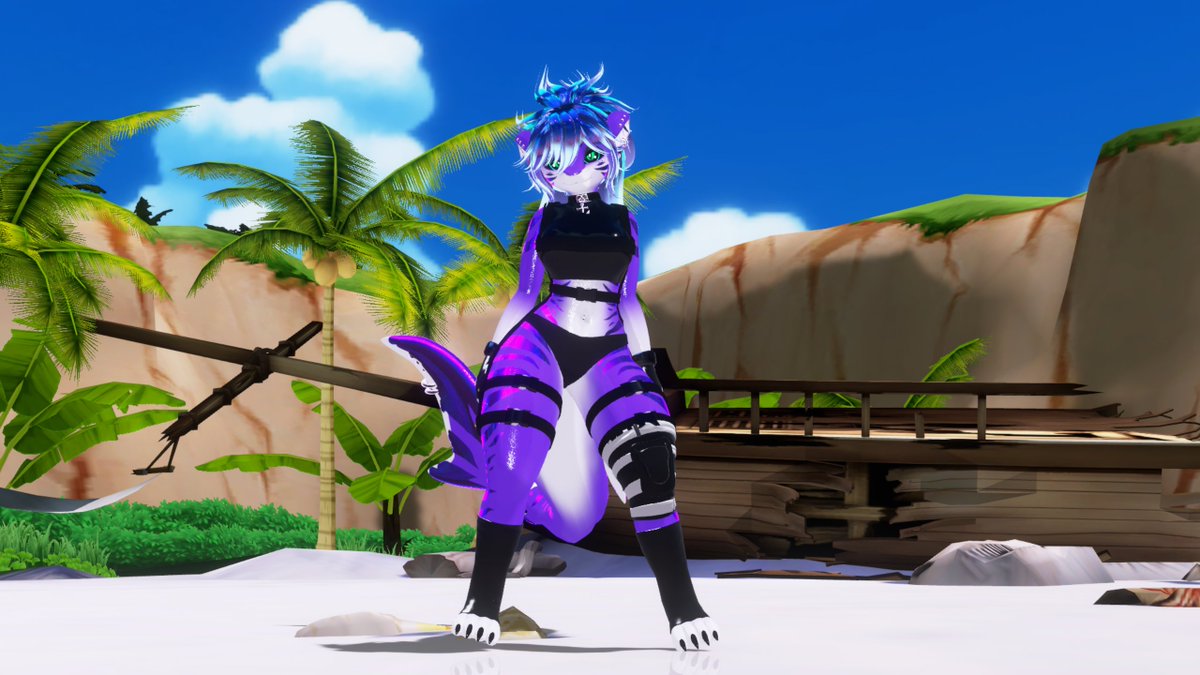 SoulRyoko's tweet photo. New Shark Model I'm working on #shark #vrc #sharkweek https://t.co/m5fvKj9AAM