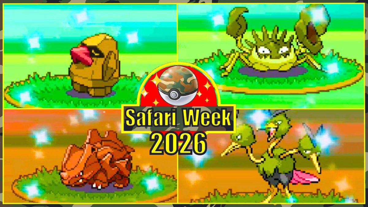 stephhrainy's tweet photo. My SafariWeek video is up check it out. First video Ihave posted in almost 300 days lol so any re tweets help link in the comments. #safariweek2026 #safariweek #Pokemon #shiny https://t.co/bYR7sGrjo6