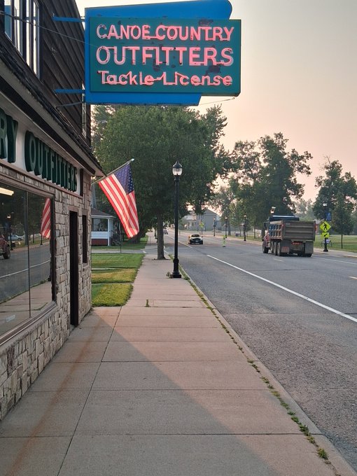 GnomonChronicl1's tweet photo. #TwoYearsAgo
Ely, Minnesota
Thursday, 31 July 2025
7:09 am
51°F / 11°C
Precipitation: 0%
Humidity: 90%
Wind: 2 mph / 3 kph
Skies hazy (smoke)
Sheridan Street, view to the east near 7th Avenue East https://t.co/s7PrvASXCm
