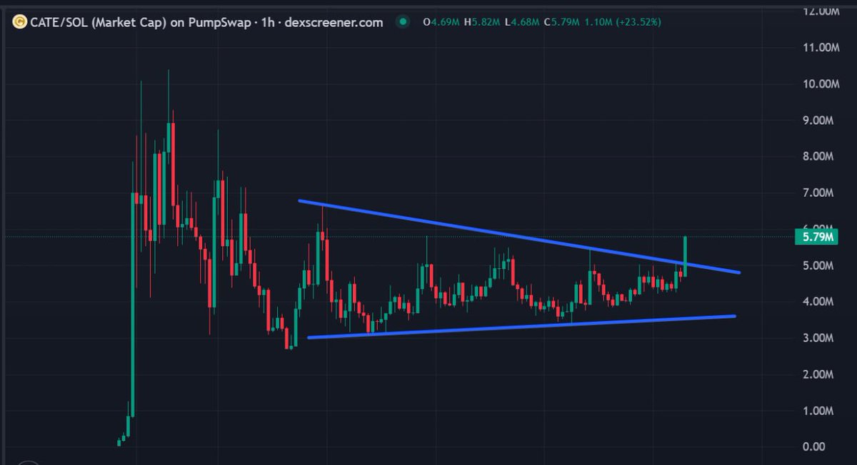 MoEthWhale's tweet photo. Honestly, the way $CATE mindshare is growing on X, and the way the cult army is growing exponentially, all signs point to us soon seeing a generational-wealth parabolic candle.

@PoorGoat_ is non-stop grinding, working in the background, on the front end across X and FOMO, and inside the Telegram. Honestly, it's refreshing to see.

The crypto community needed a normie memecoin with leaders who grind with conviction and know how to build organically.

This is going to be the next biggest memecoin after Dogecoin. I feel it. 

cat(e) szn is upon us. 🐈

CA: Ai66LHZG9MCzg1WKdawwqduVAXpNDUuV8M3uyq5ppump