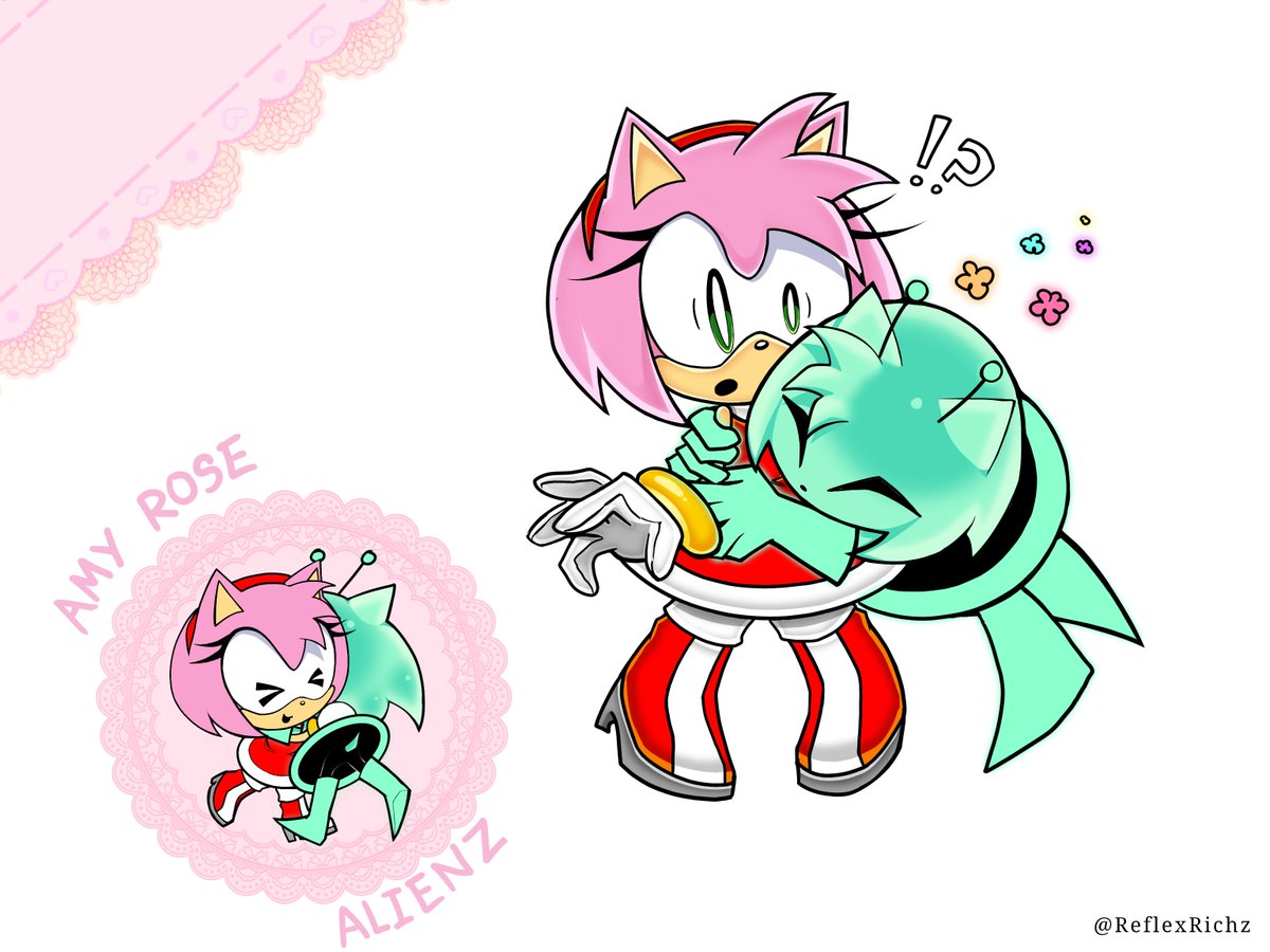 ReflexRichz's tweet photo. She likes pink. So If she meets Amy, she'll be so excited!
#AmyRose #SonicAU #Sonicthehedgehogㅤㅤㅤ https://t.co/nD5CbE9kUr