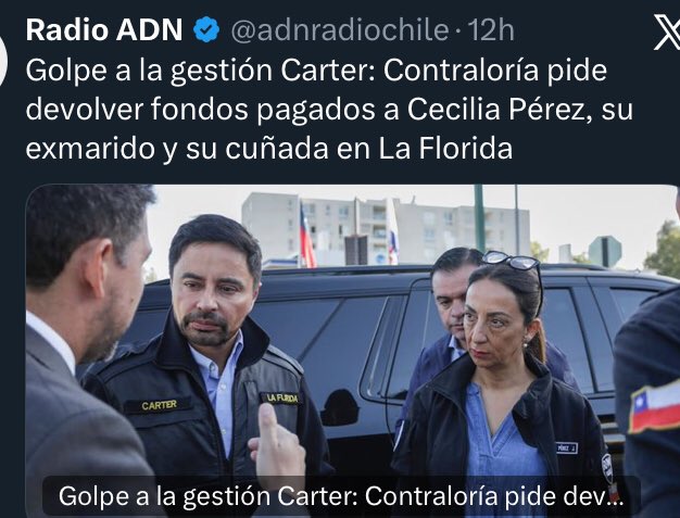 cjdiaza's tweet photo. @rodolfocarter @GabrielBoric Tanto que critica el ex alcalde más corrupto de Chile, el que vendió la Florida sin consulta ciudadana, el que apitutó a la mamita con sueldo millonario a costillas del estado, el que desapareció miles de millones y q luego lo salvó Piñera con la condición de meter a su “asesora” https://t.co/pqAjSsE2gT