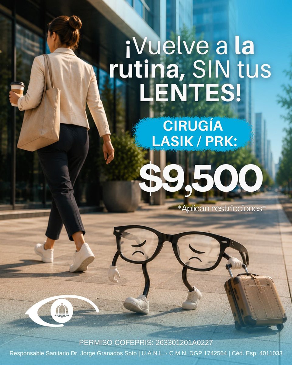 OptivisionLaser's tweet photo. Tu rutina merece nueva visión 🏖️💼
 Promo AGOSTO: LASIK / PRK a $9,500.
*Aplican restricciones *
¡Agenda tu valoración! 👁️🚀
​#CirugiaLasik #CirugiaPRK #Playa #Verano https://t.co/DtQXLe03x9