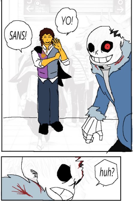 Ruzzyguzzy's tweet photo. How frisk is gonna pull up on sans https://t.co/XhYo23830Q