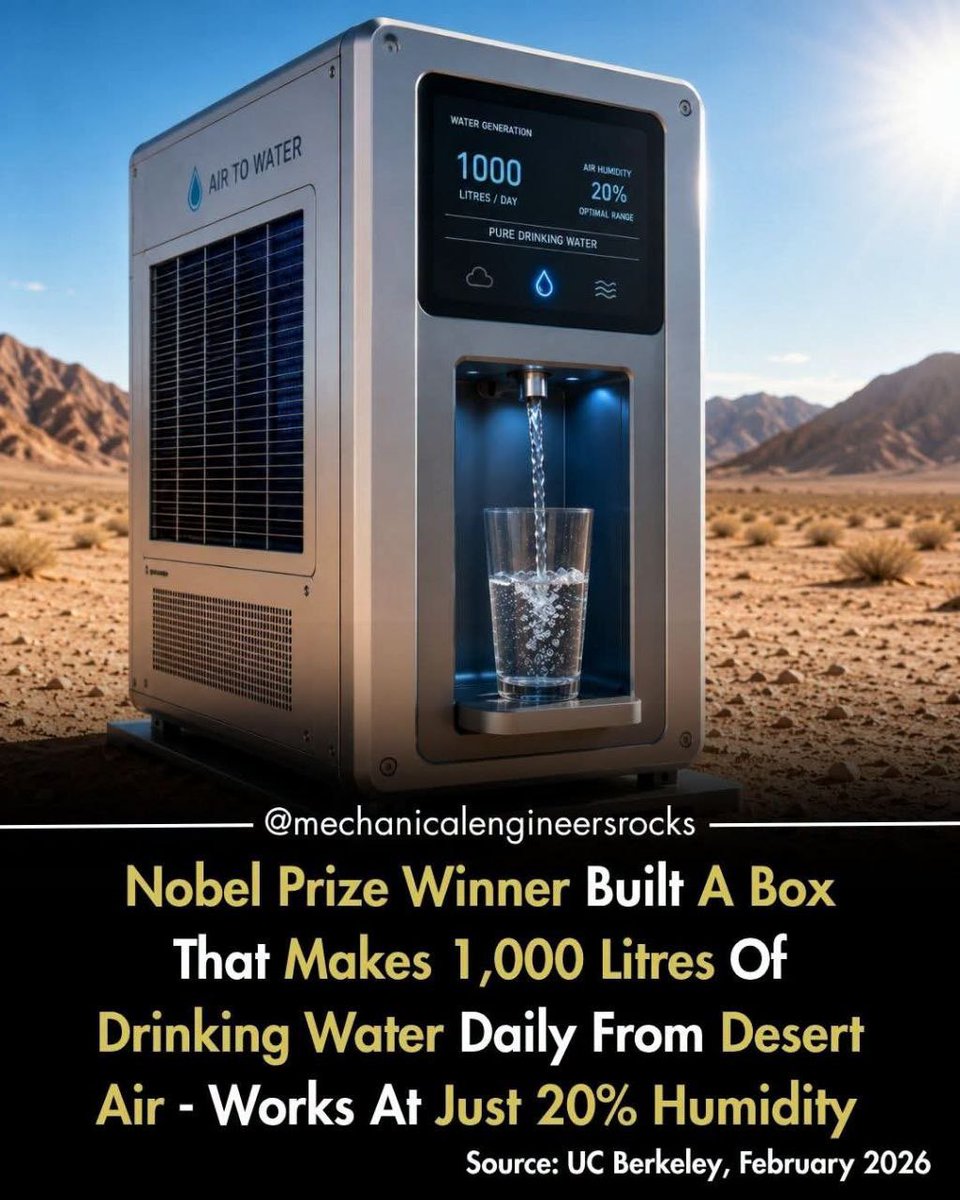 luluHru's tweet photo. Water made out of air! Amazing! https://t.co/I6hA9P5cnd