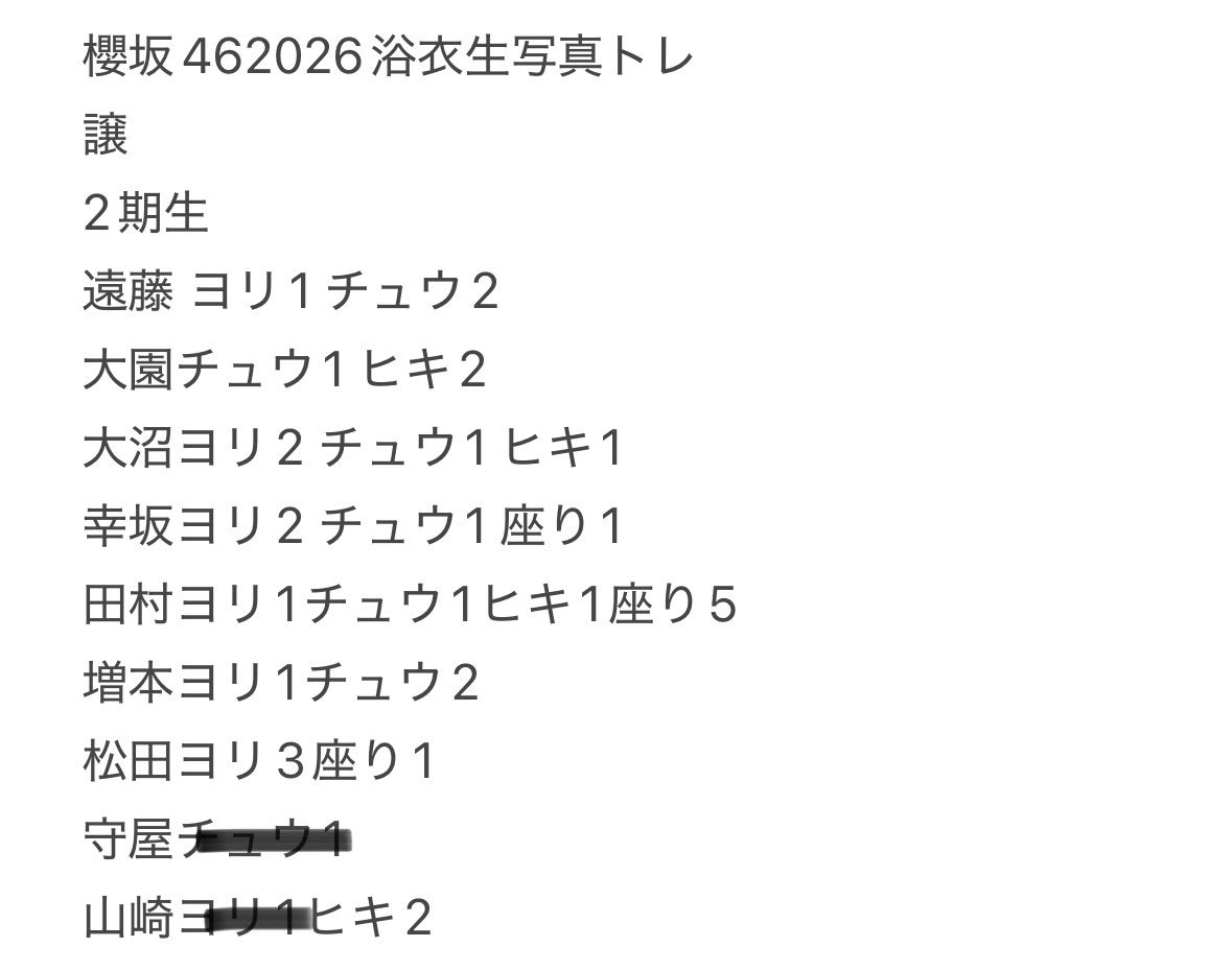 Airi4846's tweet photo. 櫻坂生写真トレ2026浴衣
譲画像の物
求ヨリ大園藤吉森田山下
チュウ森田勝又
ヒキ遠藤光幸坂藤吉森田石森中嶋山下
座り藤吉
山下ヨリ優先で集めてます。 https://t.co/iU9SQInVLc
