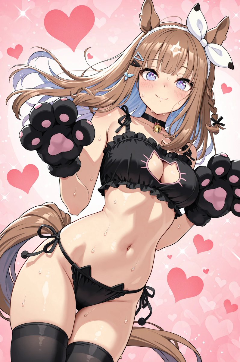riceo2sama's tweet photo. ぱんあいぬこ娘
#フサイチパンドラ
#アーモンドアイ https://t.co/Y8L5npsCu8