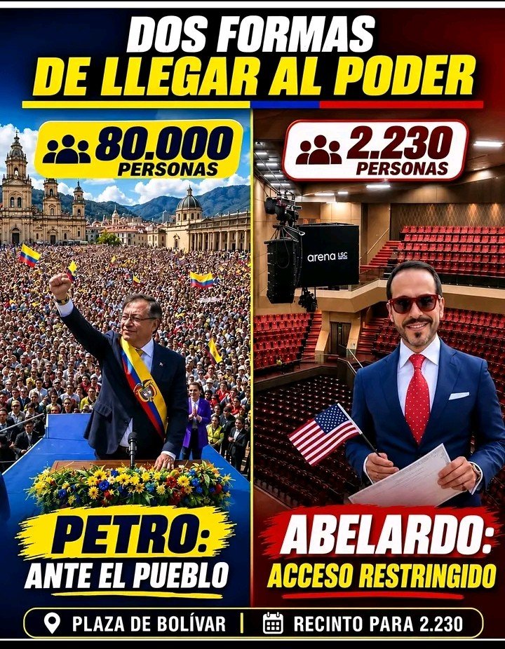 consulta22puebl's tweet photo. Vean la diferencia, un presidente elegido por el pueblo y el otro elegido por la registraduria https://t.co/J6HGHF3mHH