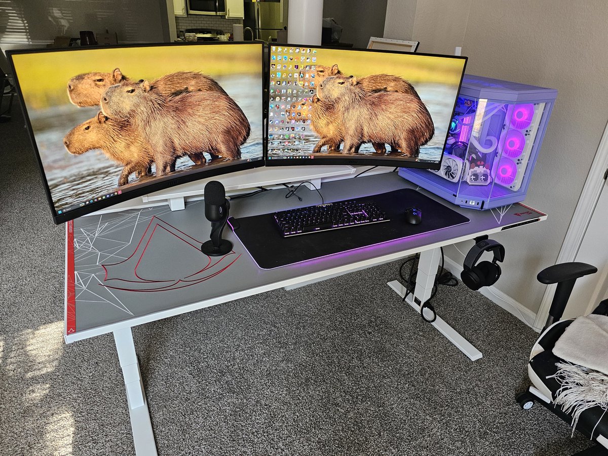 ChritsMathisIRL's tweet photo. New setup with the Secret Lab Magnus Pro XL! #SecretLab #Promotion https://t.co/M6UAzj9jdX