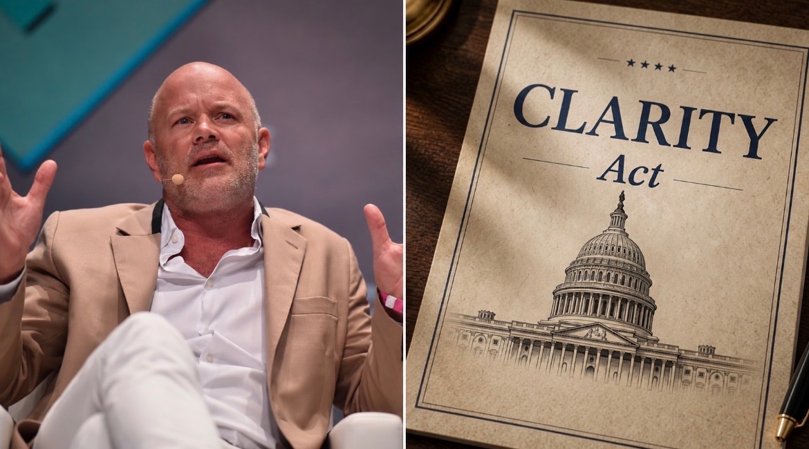 cryptorover's tweet photo. NEW: 🇺🇸 Billionaire Mike Novogratz expects the CLARITY Act to pass before August recess.

"I know it doesn't feel like it, but it will pass." https://t.co/BQLU94pkKA