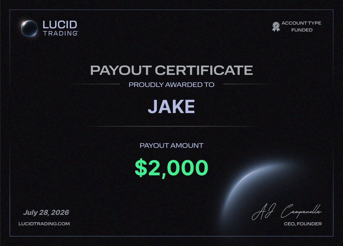 JHillman_'s tweet photo. What a week with @TradingLucid!! 6K in 3 days with instant payout. https://t.co/T9ak1r9EgD