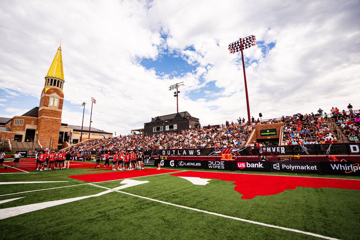 DU_MLAX's tweet photo. Great to see the Lacrosse Capital of the West turn out last month for the @DenverOutlaws and the @PremierLacrosse's return to Peter Barton!
#ProPios https://t.co/prFygdlUJt