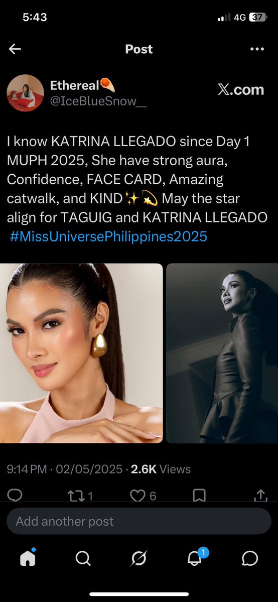 IceBlueSnow__'s tweet photo. I manifested she win MUPH back then …. Her destiny in SUPRA😭🥹 KATRINA LLEGADO you are amazing🩵✨🌼

#MissSupranational2026 https://t.co/PUevpAk05i