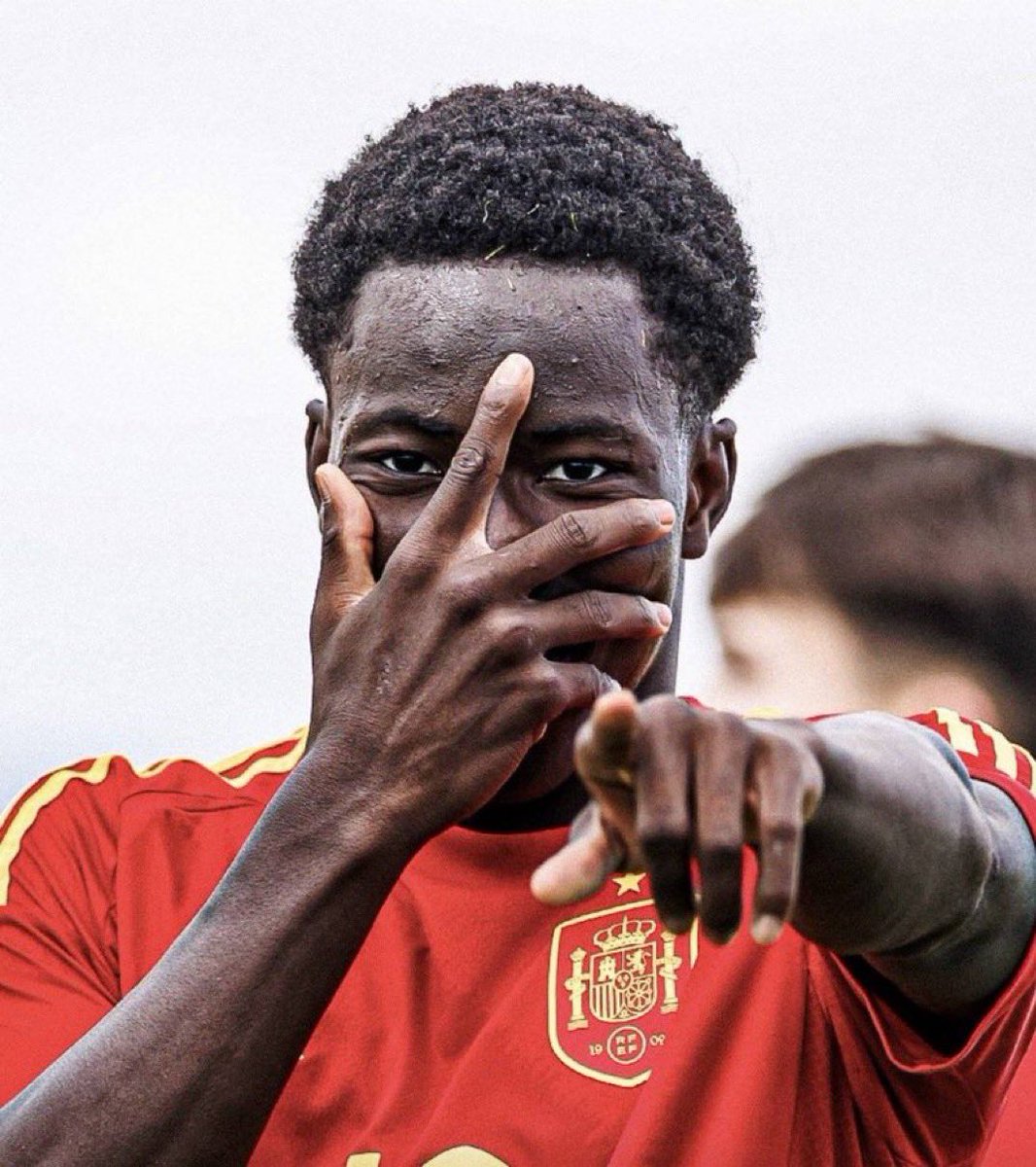 BarcaTimze's tweet photo. 🚨🎙️| Hansi Flick: Ebrima Tunkara gives me the same feeling Lamine did at 16. 

He’s destined for something special https://t.co/N8ru59PLIu