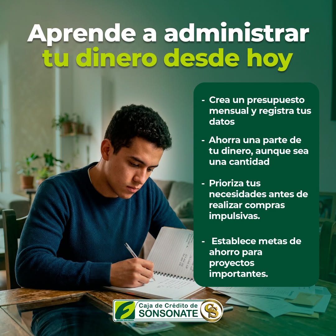 Caja_Sonsonate's tweet photo. Aprende a administrar tu dinero desde hoy.💵
Recuerda que una buena educación financiera hoy te ayudará a construir un mejor futuro mañana. 🚀
#CajaSonsonate #LaDiferenciaEsNuestroServicio https://t.co/HkgwkJwRiW