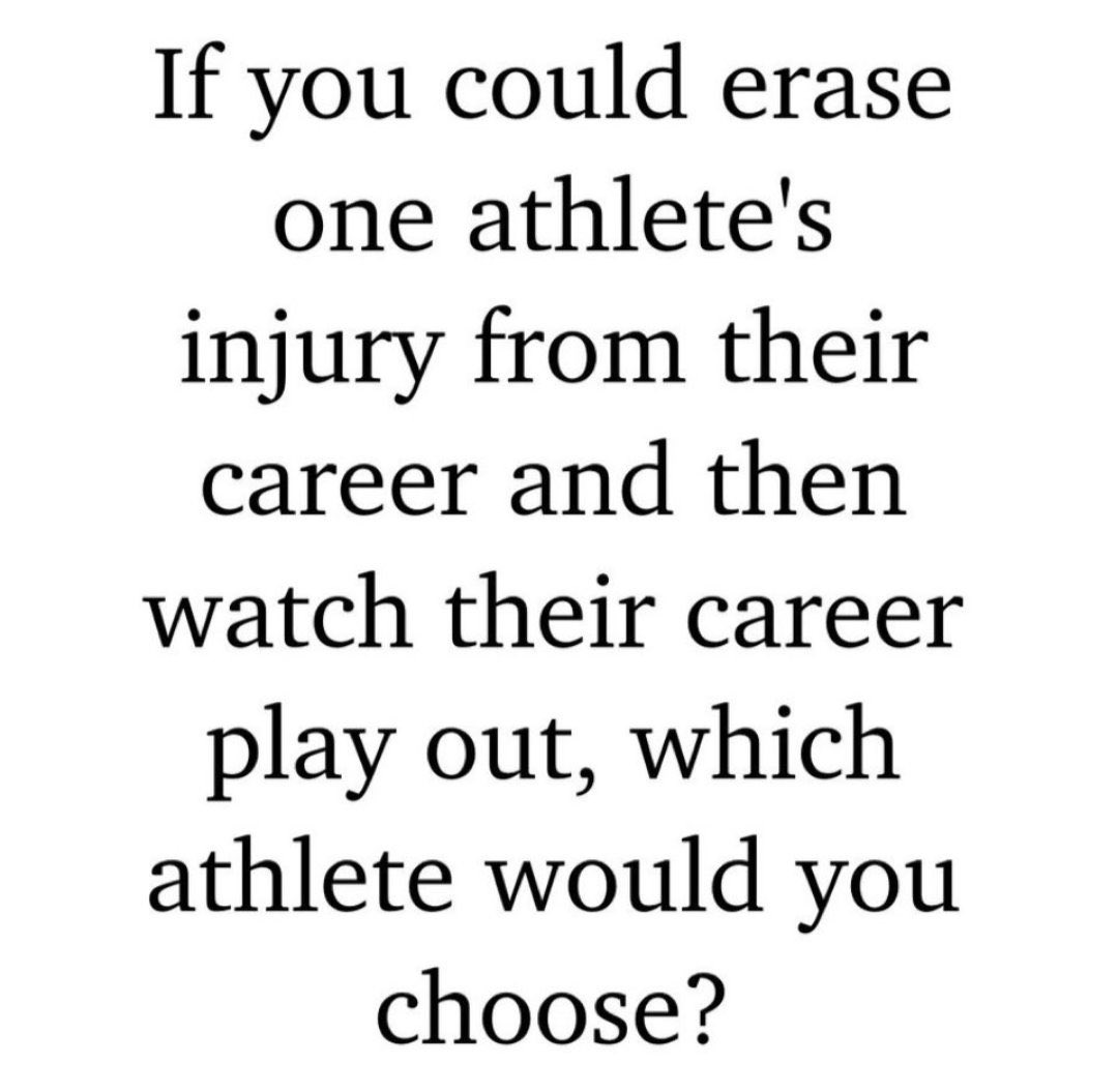 HawkEmDownChris's tweet photo. Which athlete would you choose? https://t.co/RkdqT796d3
