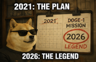ogParodyDoge1's tweet photo. Mission was planned in 2021 

It will be fulfilled in 2026 

DOGE-1 coming https://t.co/uiCRjVxdn6