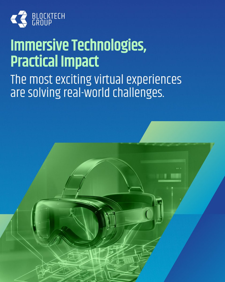 blocktechgroup's tweet photo. VR, AR, and spatial computing are opening new possibilities in education, engineering, healthcare, and enterprise collaboration. 
Innovation becomes meaningful when immersive technologies create measurable value.
https://t.co/Py5dj7Kozw 🕶️

✨#Metaverse #VR #AR #DigitalInnovation https://t.co/eJmIsqg0ft