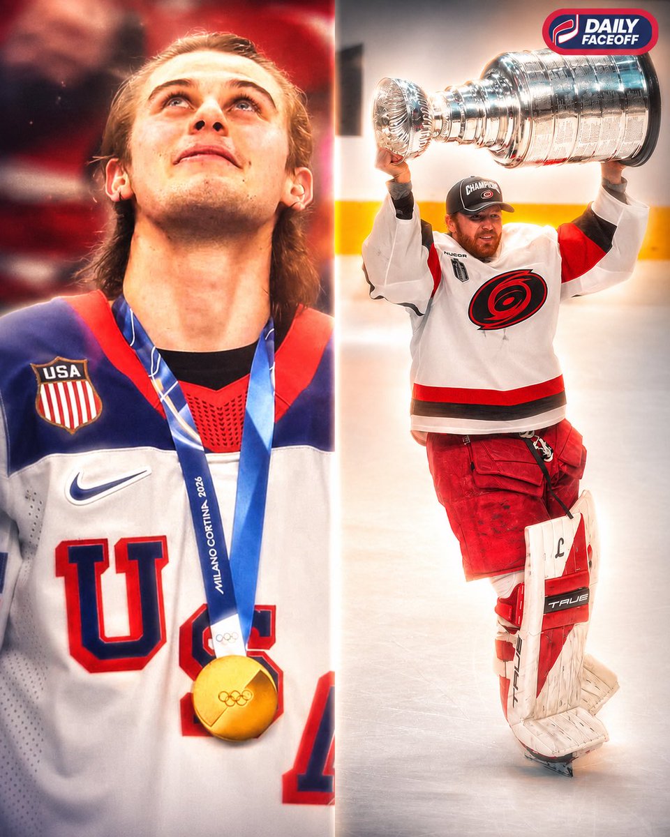 DailyFaceoff's tweet photo. Which would you rather win: an Olympic gold medal or the Stanley Cup? https://t.co/NQE0ZLM1YE
