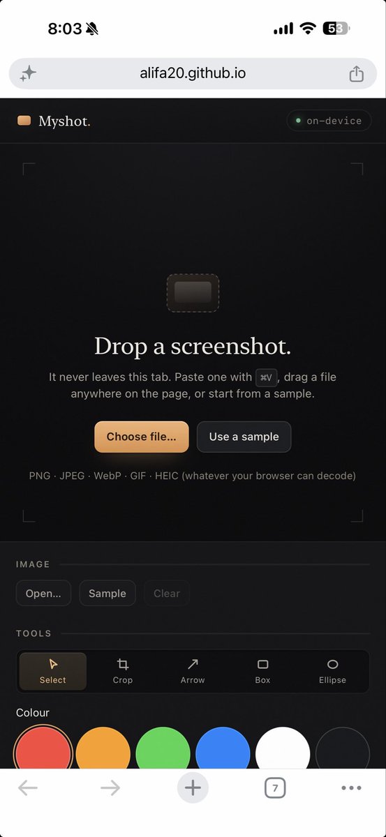 HelloTechAli's tweet photo. I literally vibe coded my screenshot site today and Opus did it in 30 minutes to build
🙂
The automatic clipboard just makes it even more usable!
 https://t.co/gPIm9FzevC https://t.co/jNJAa24kLP